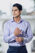 Lavender Twill French Cuff Shirt – Ultra Fine 200s 2-Ply
