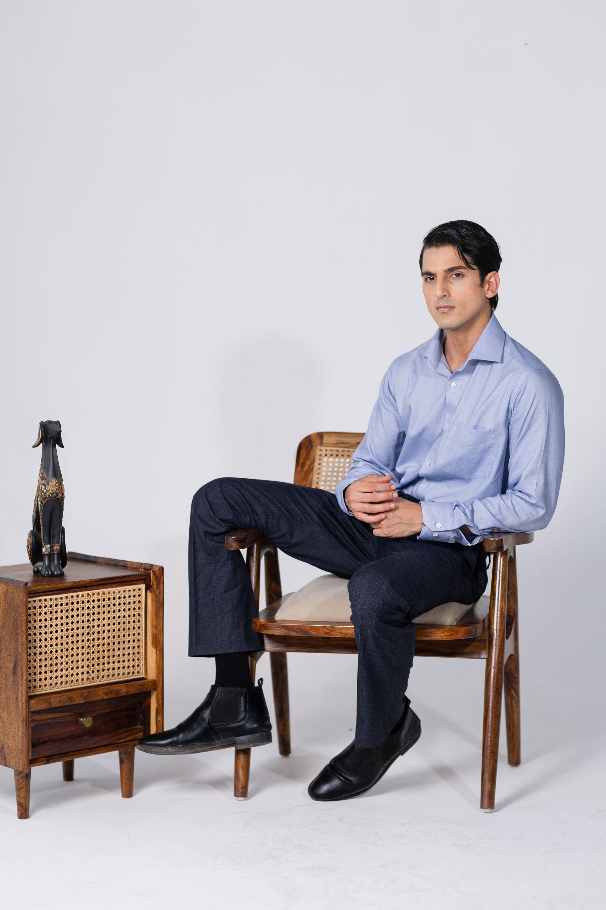 Blue Micro Check 80s 2-Ply – slide 2