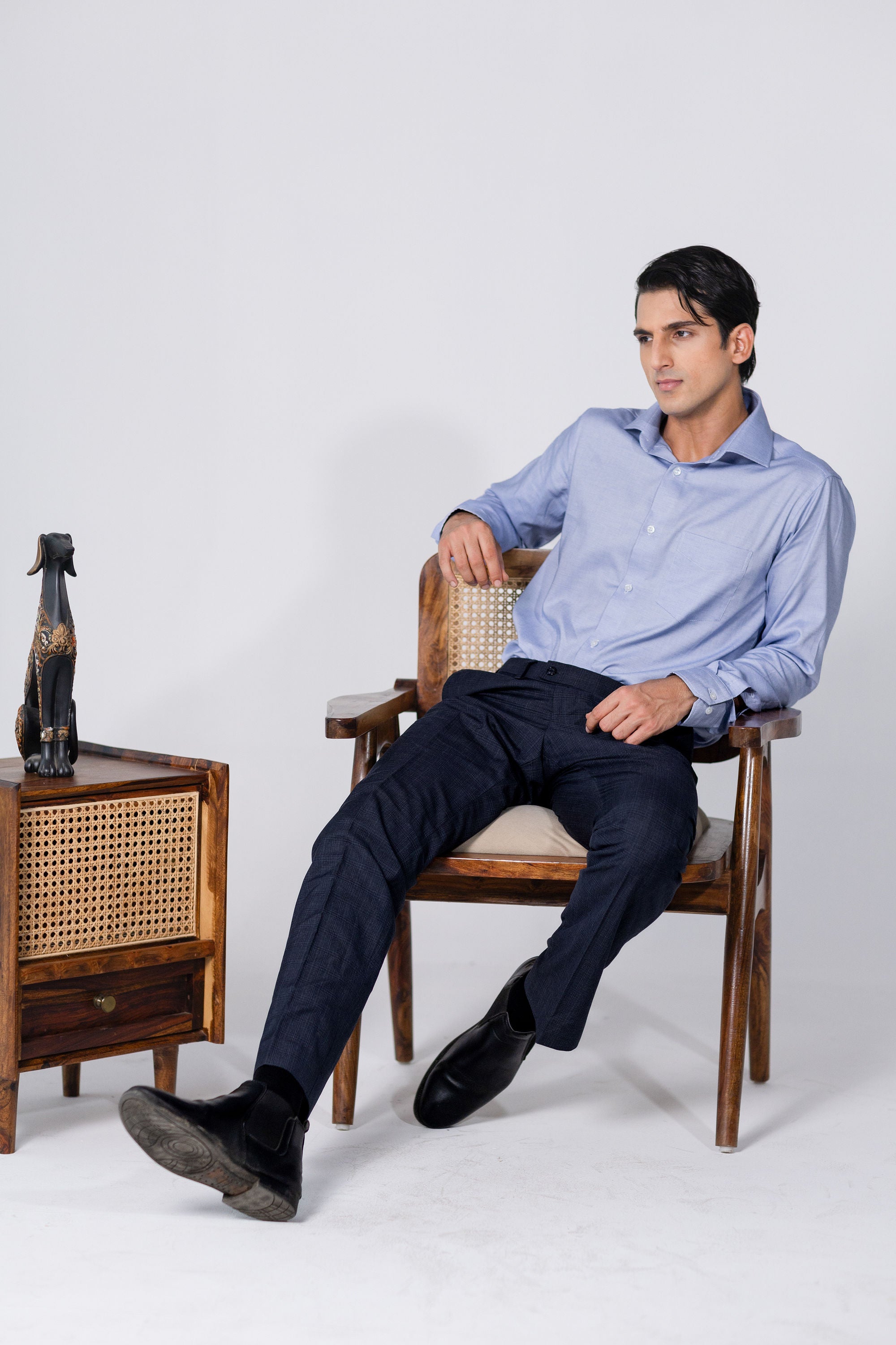 Blue Micro Check 80s 2-Ply – slide 4