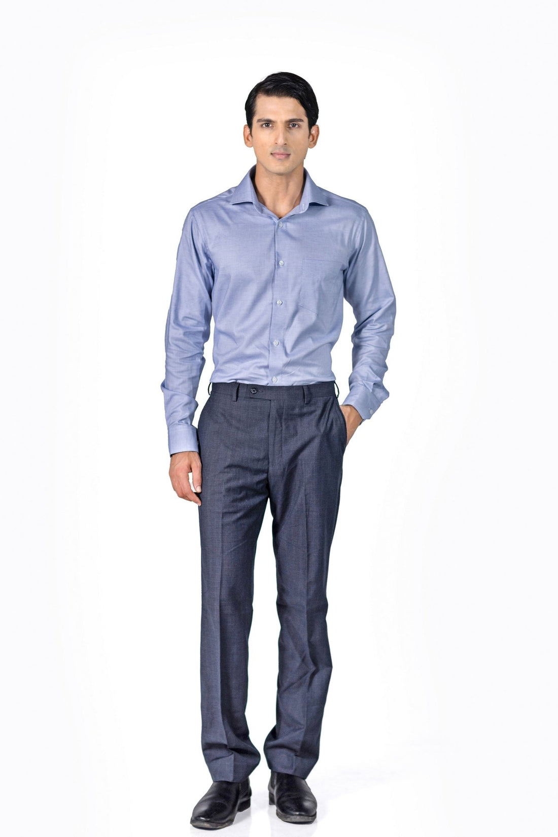 Blue Micro Check 80s 2-Ply