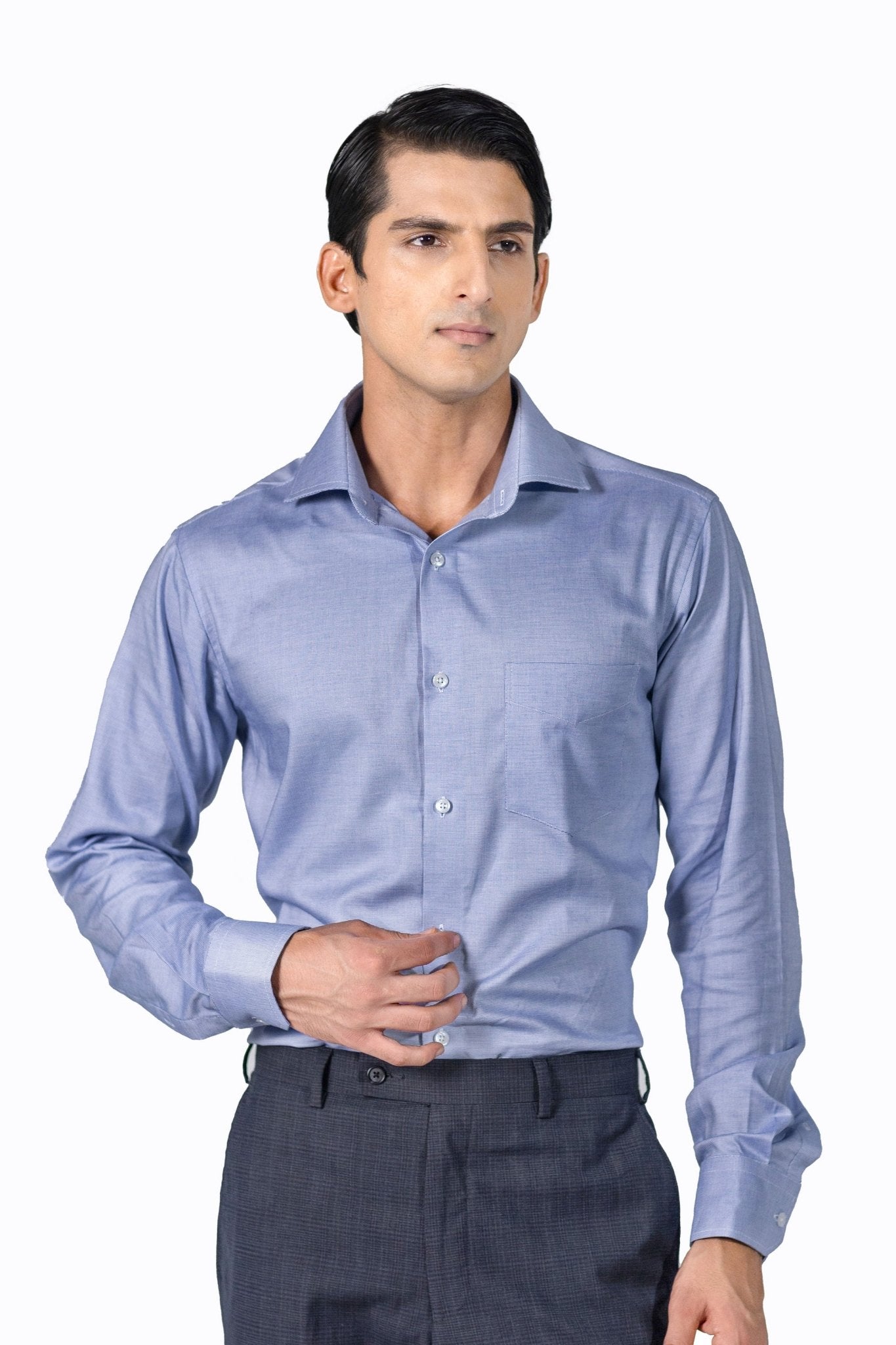 Blue Micro Check 80s 2-Ply