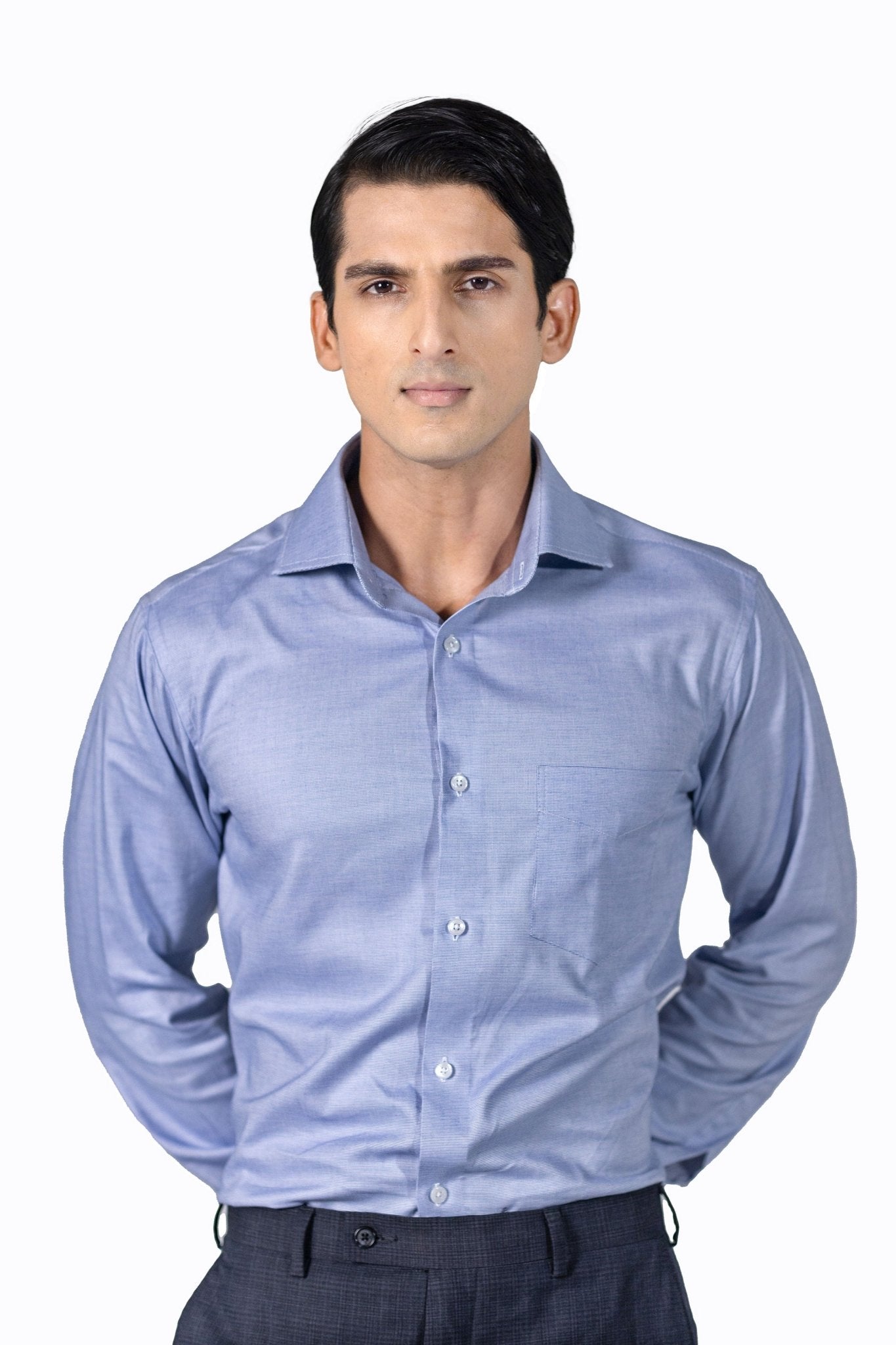 Blue Micro Check 80s 2-Ply