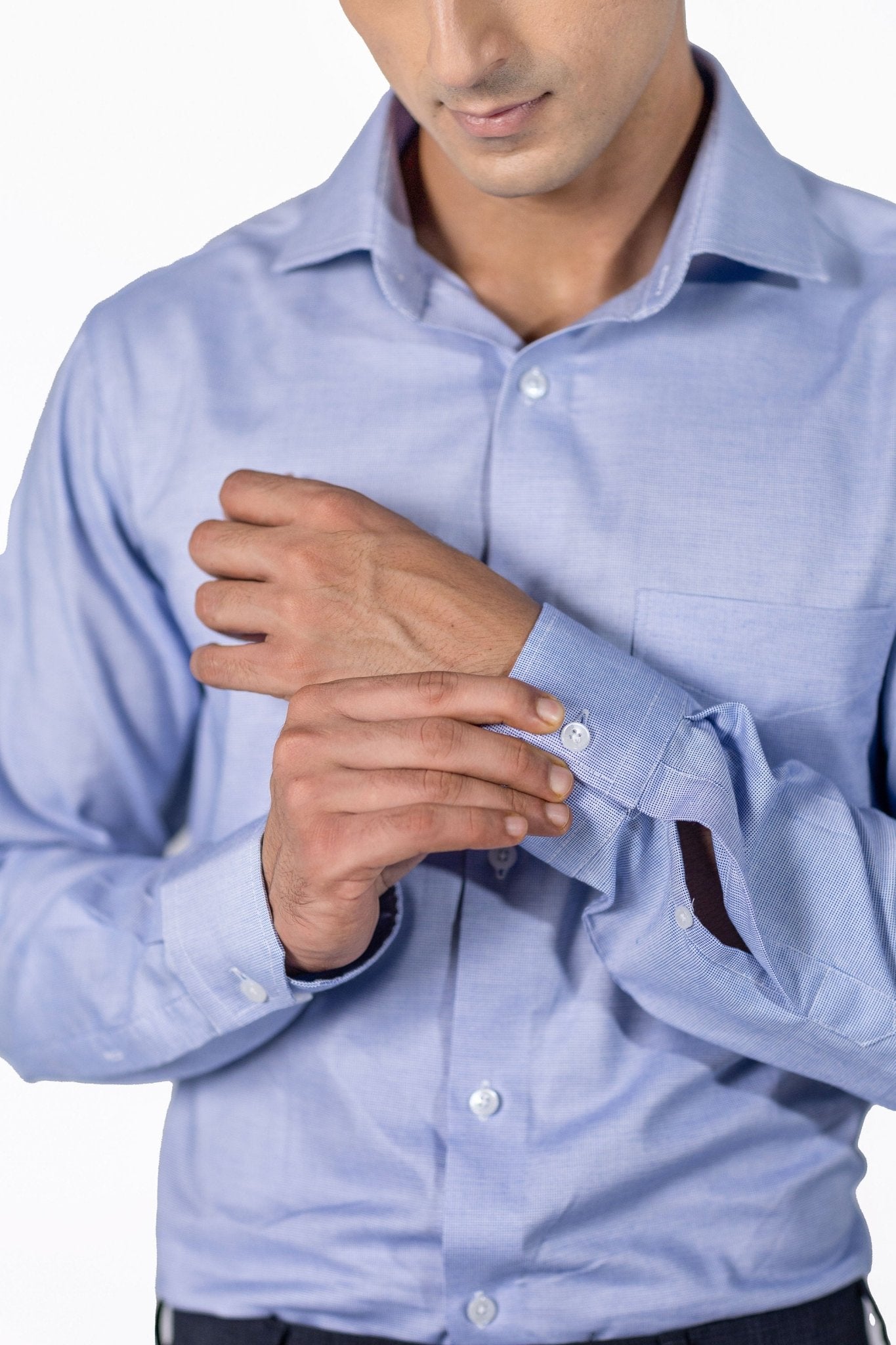 Blue Micro Check 80s 2-Ply