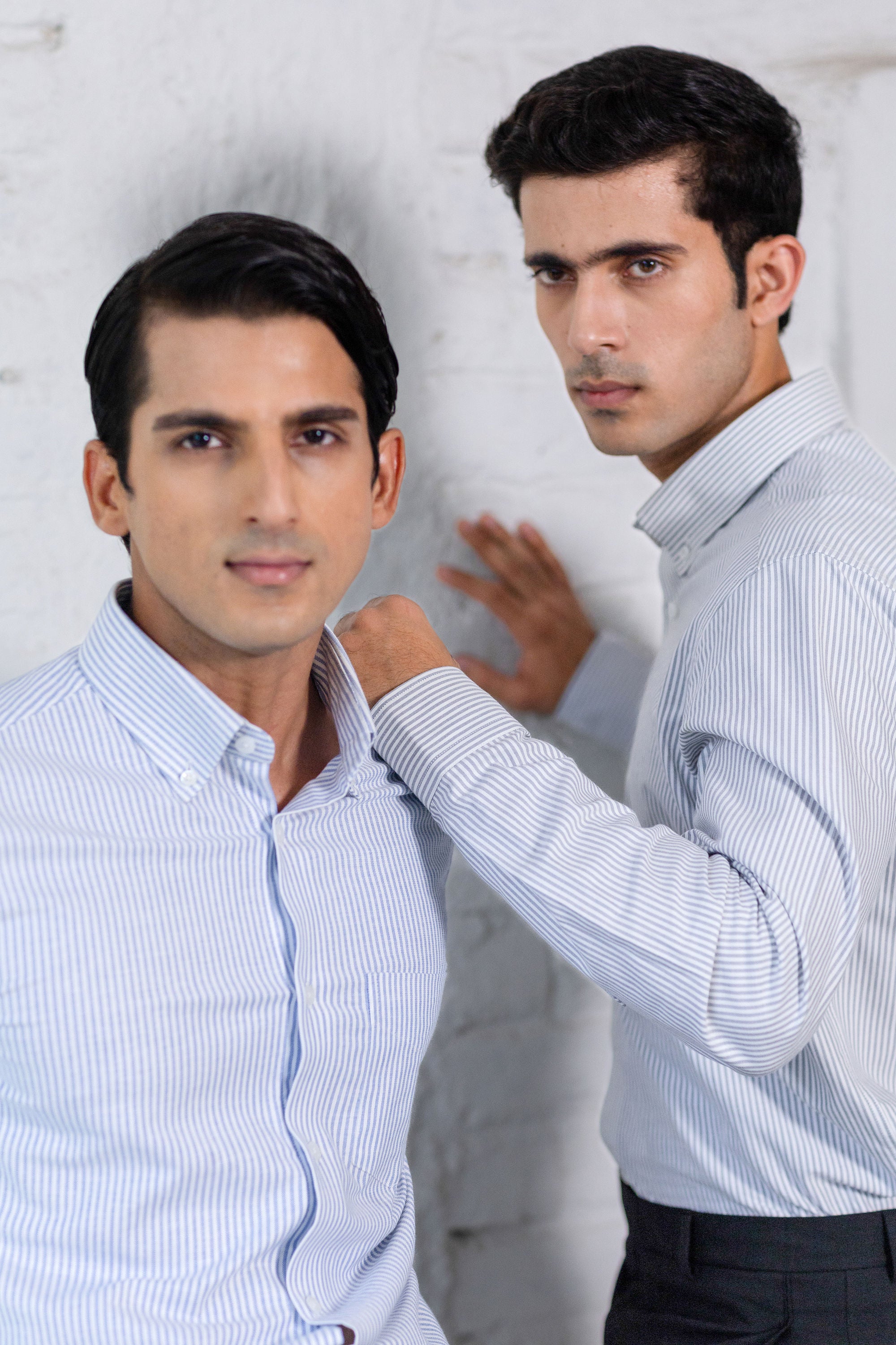 Classic Blue Oxford Stripe - Organic Cotton – slide 1