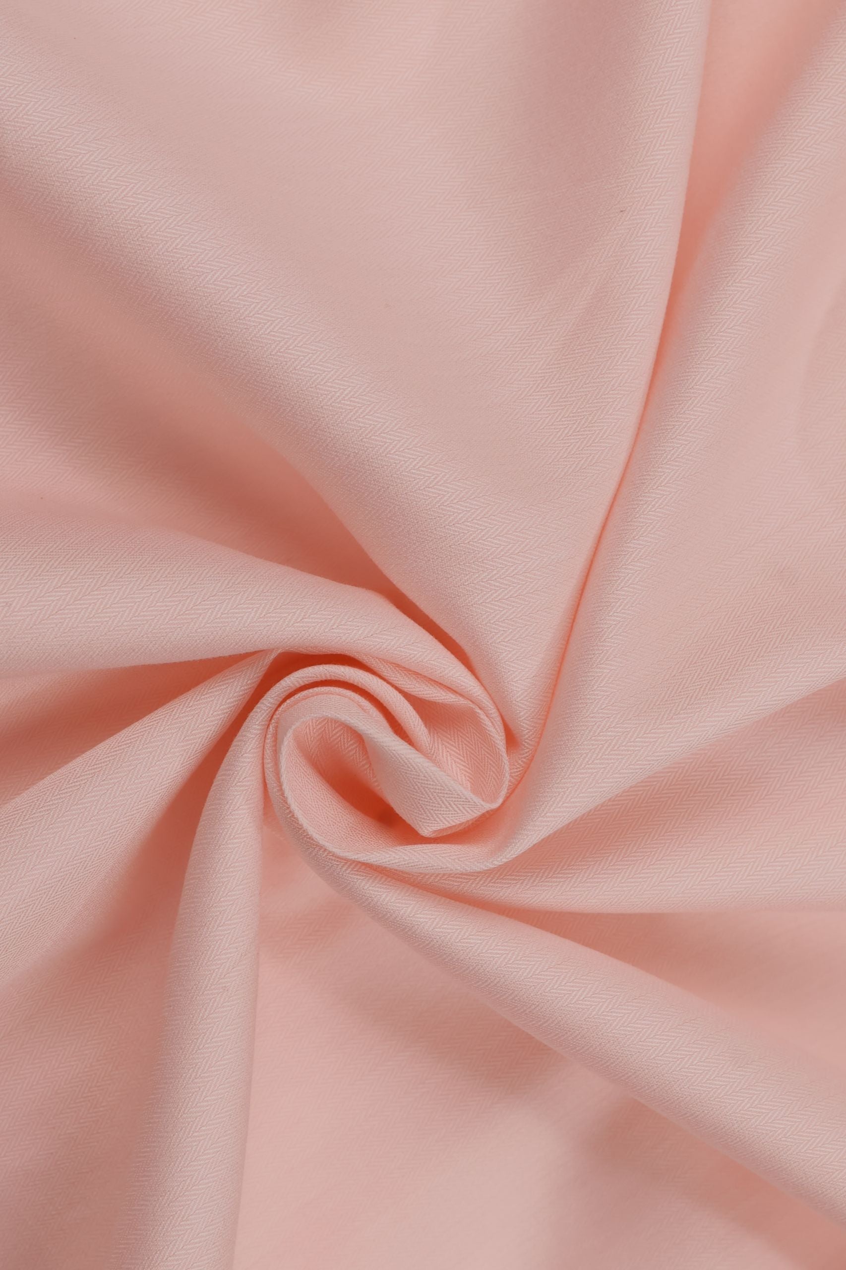 Pink Herringbone French Cuff Shirt – 100s 2-Ply