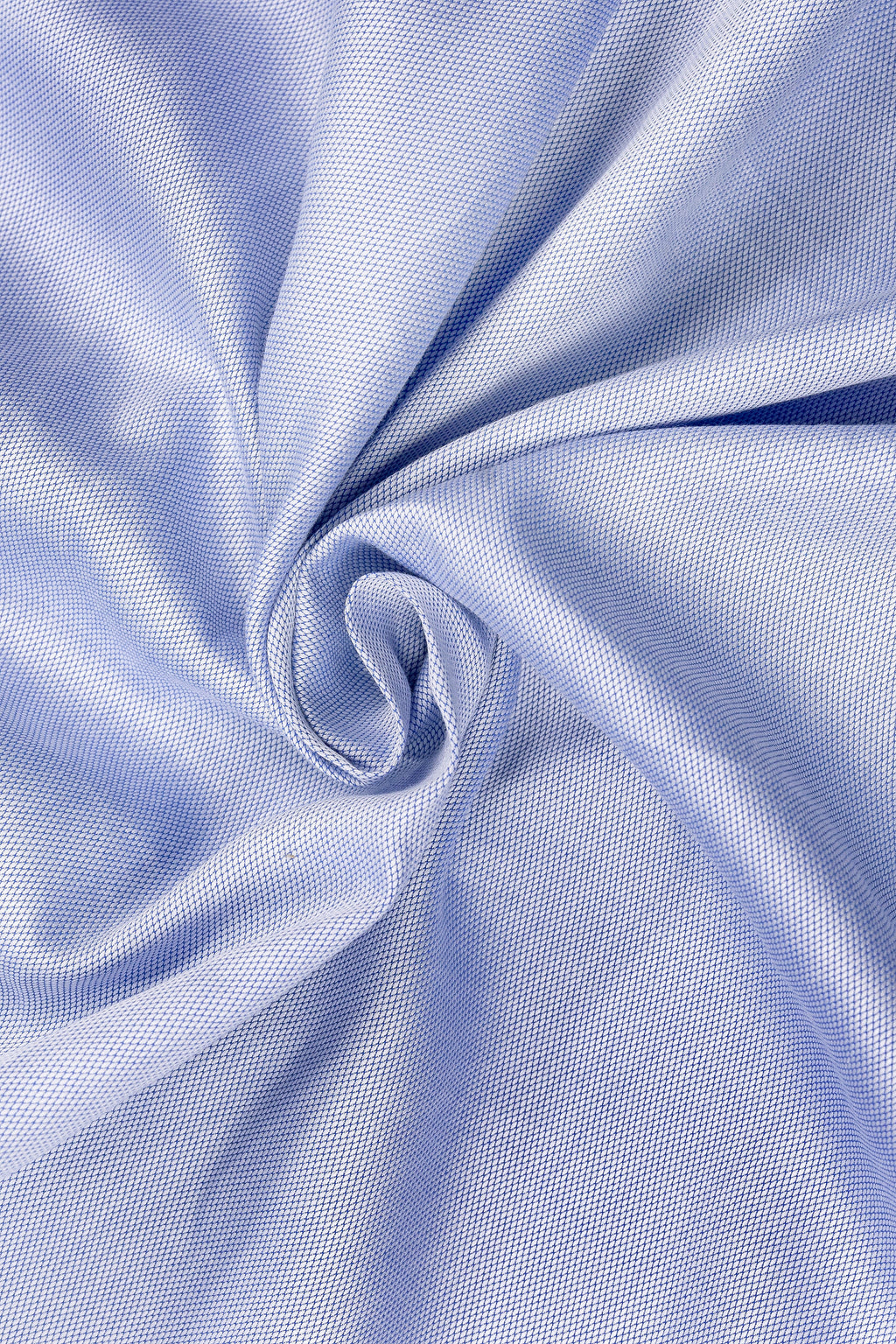 Blue Micro Dobby French Cuff Shirt 2-Ply