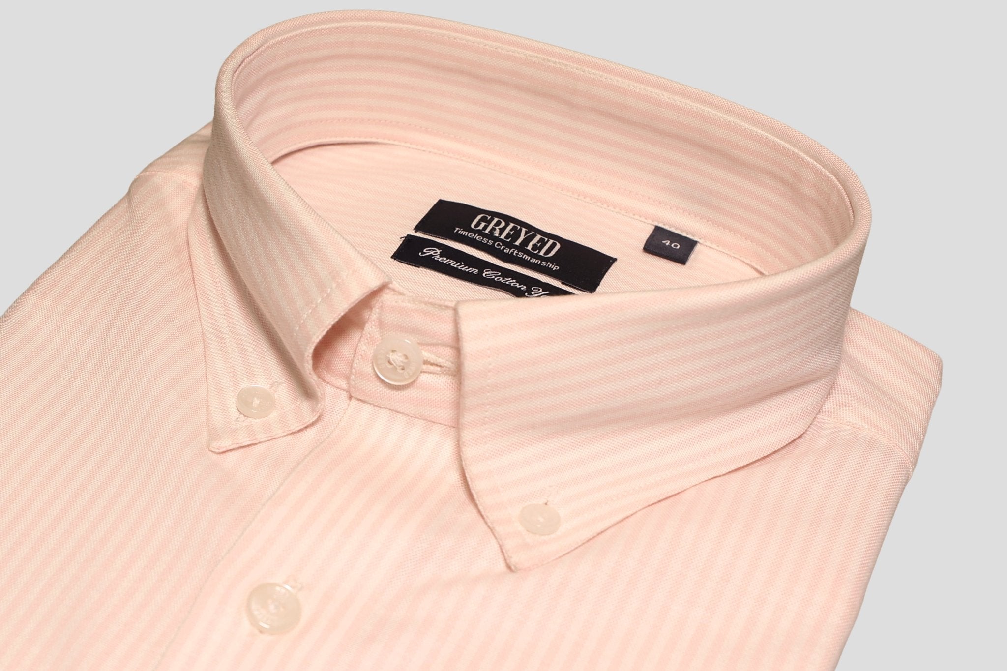 Classic Pink Oxford Stripe - Organic Cotton