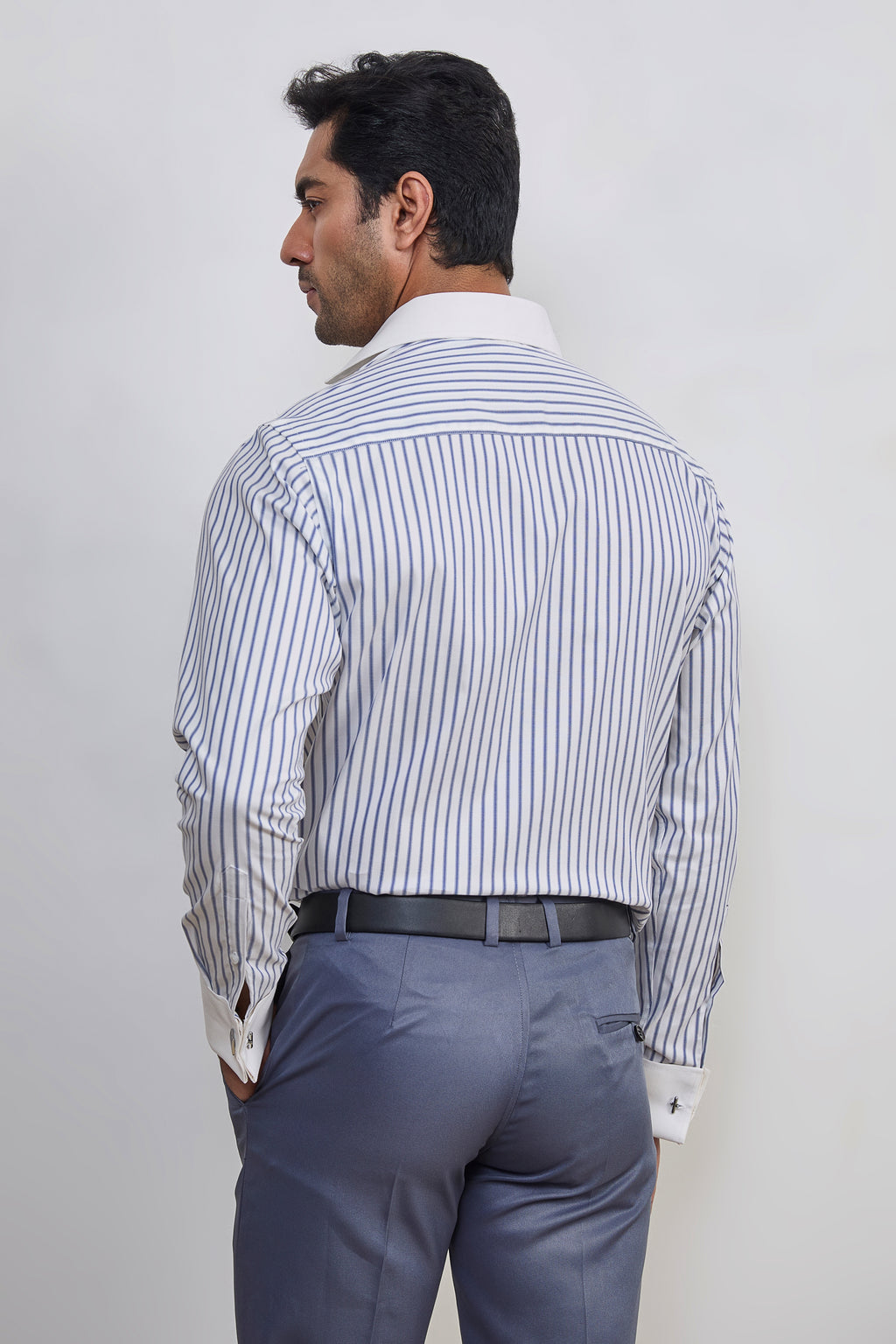 The Cambridge Stripe - Banker Collar