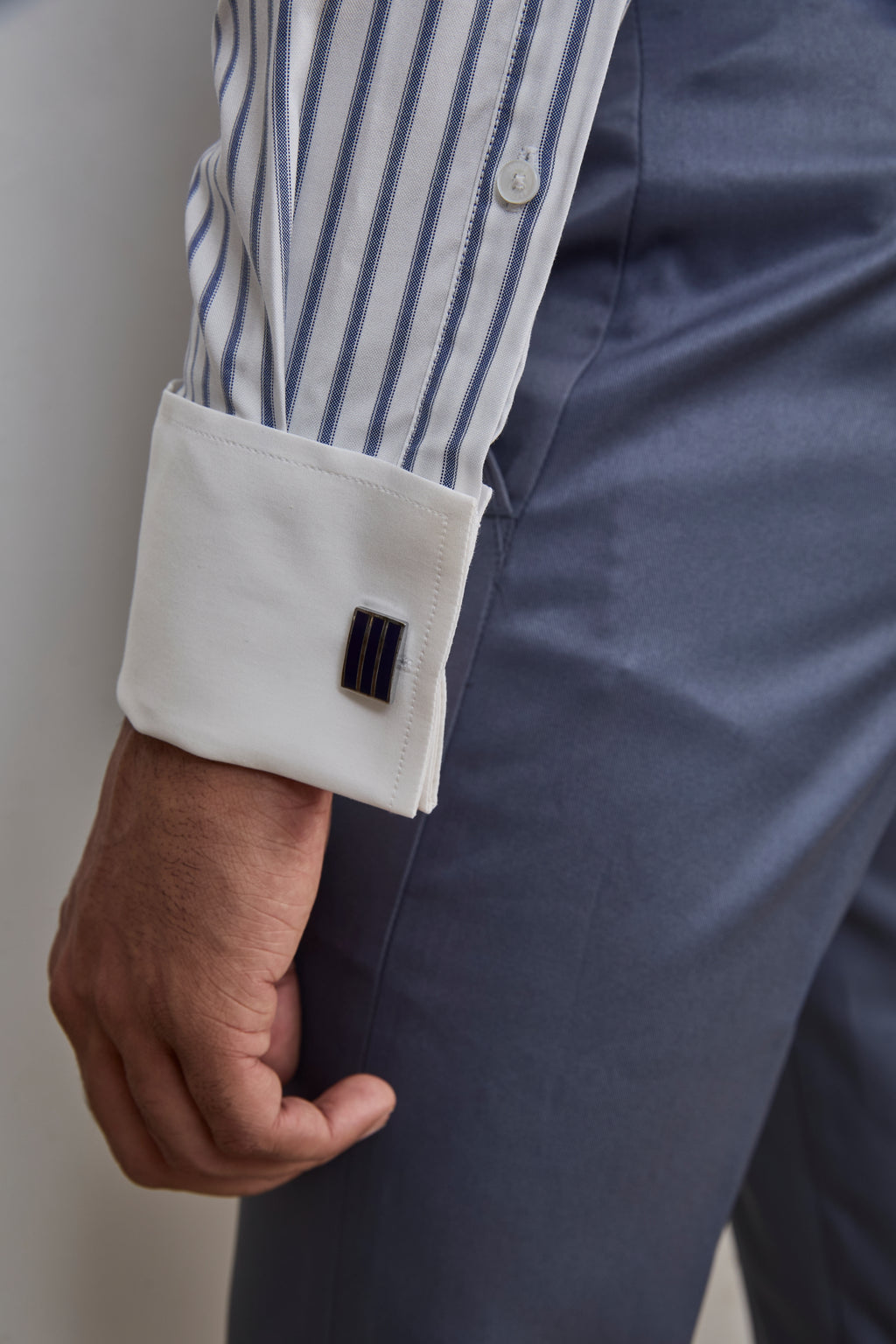 The Cambridge Stripe - Banker Collar