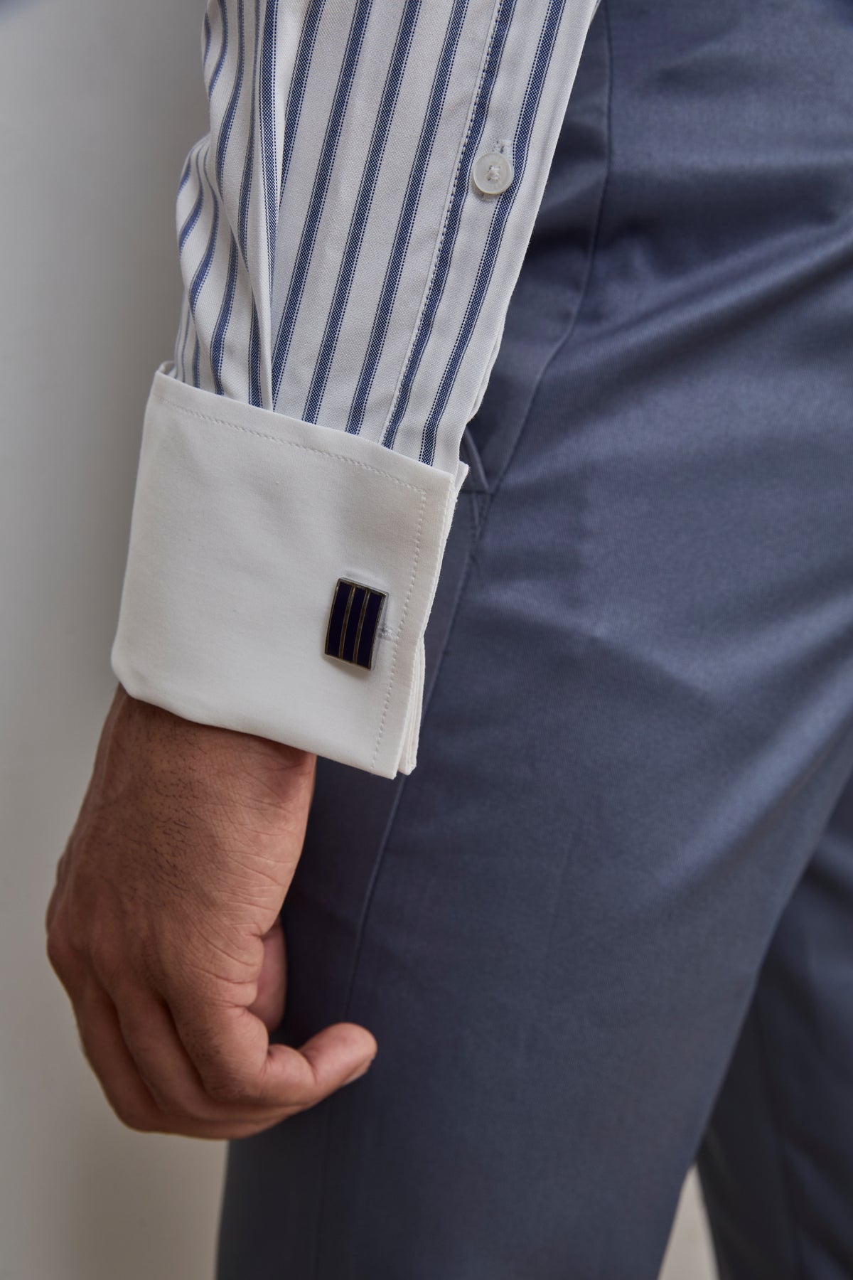 The Cambridge Stripe - Banker Collar