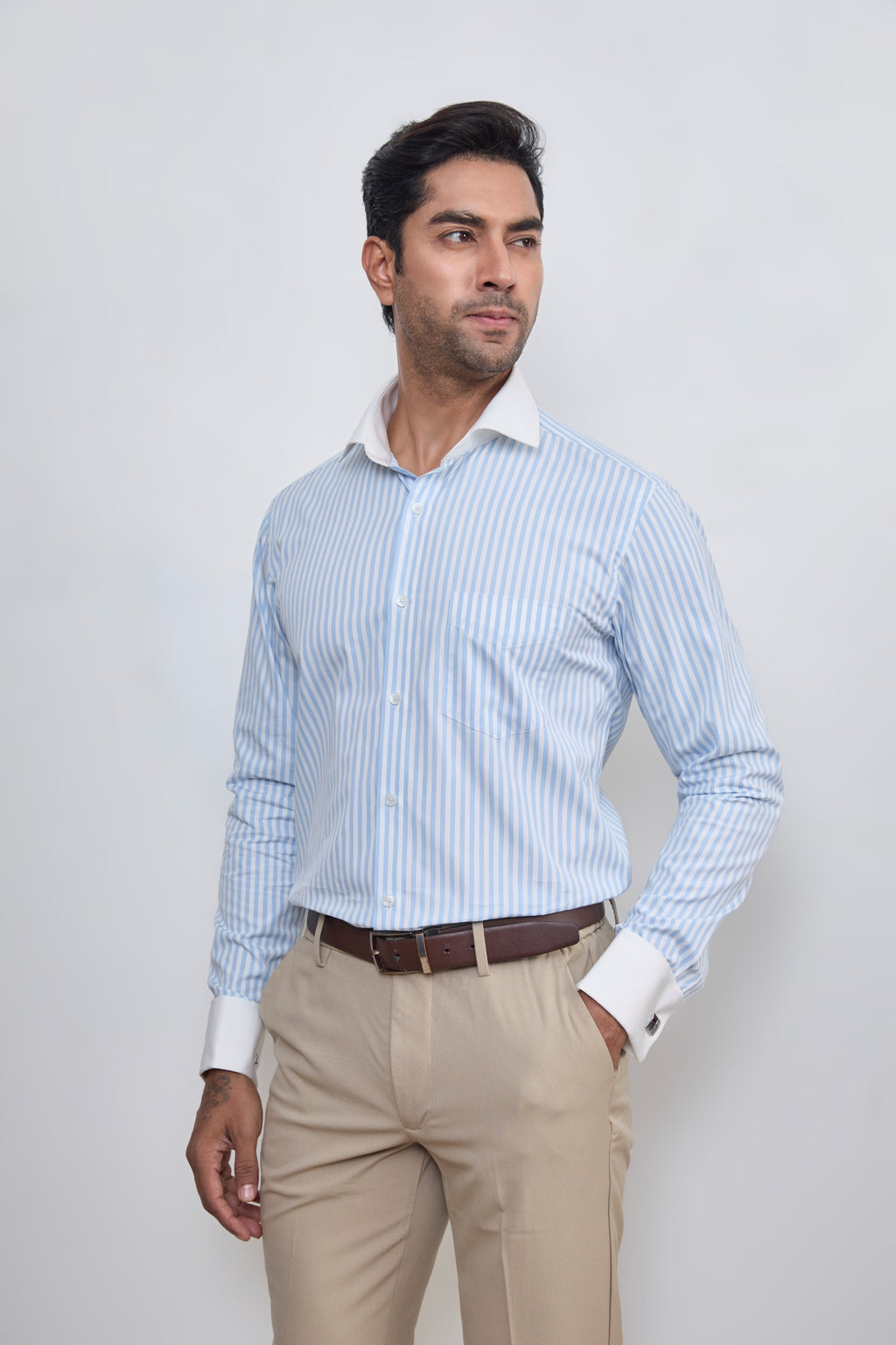 The Kensington Stripe Banker Shirt