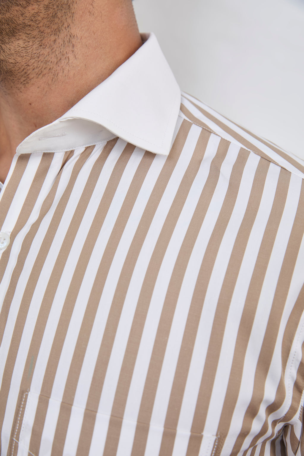 The Sandstone Stripe Banker Shirt