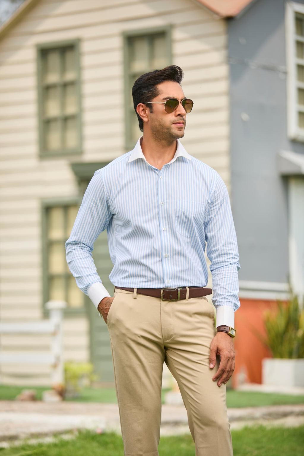 The Kensington Stripe Banker Shirt