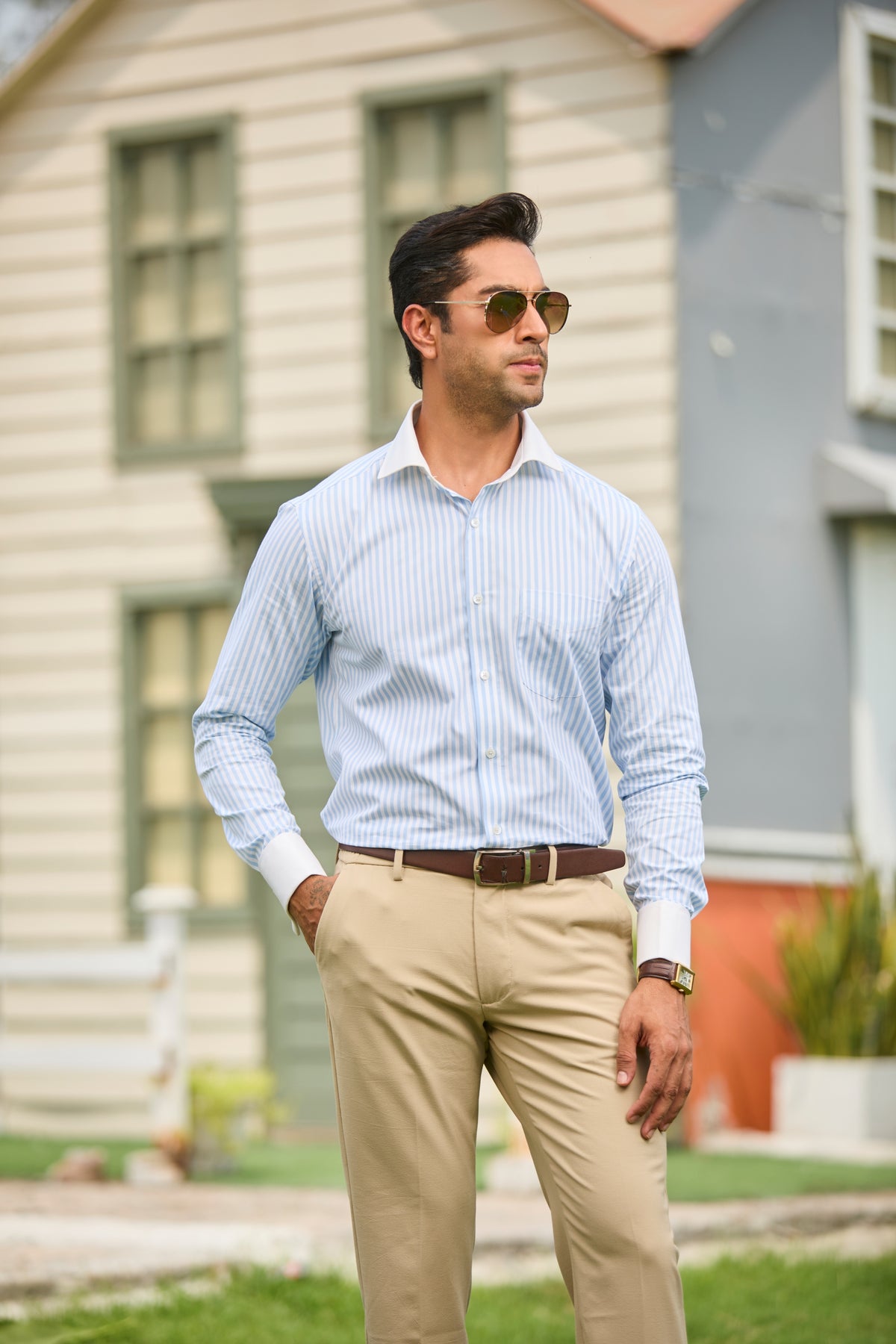 The Kensington Stripe Banker Shirt