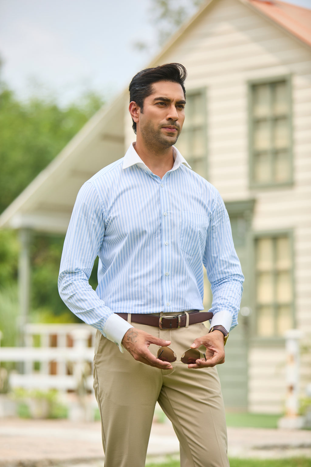 The Kensington Stripe Banker Shirt