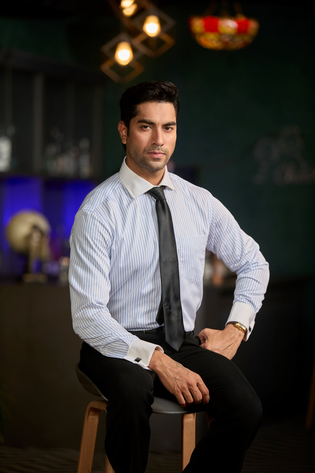 The Aster Stripe - Banker Collar