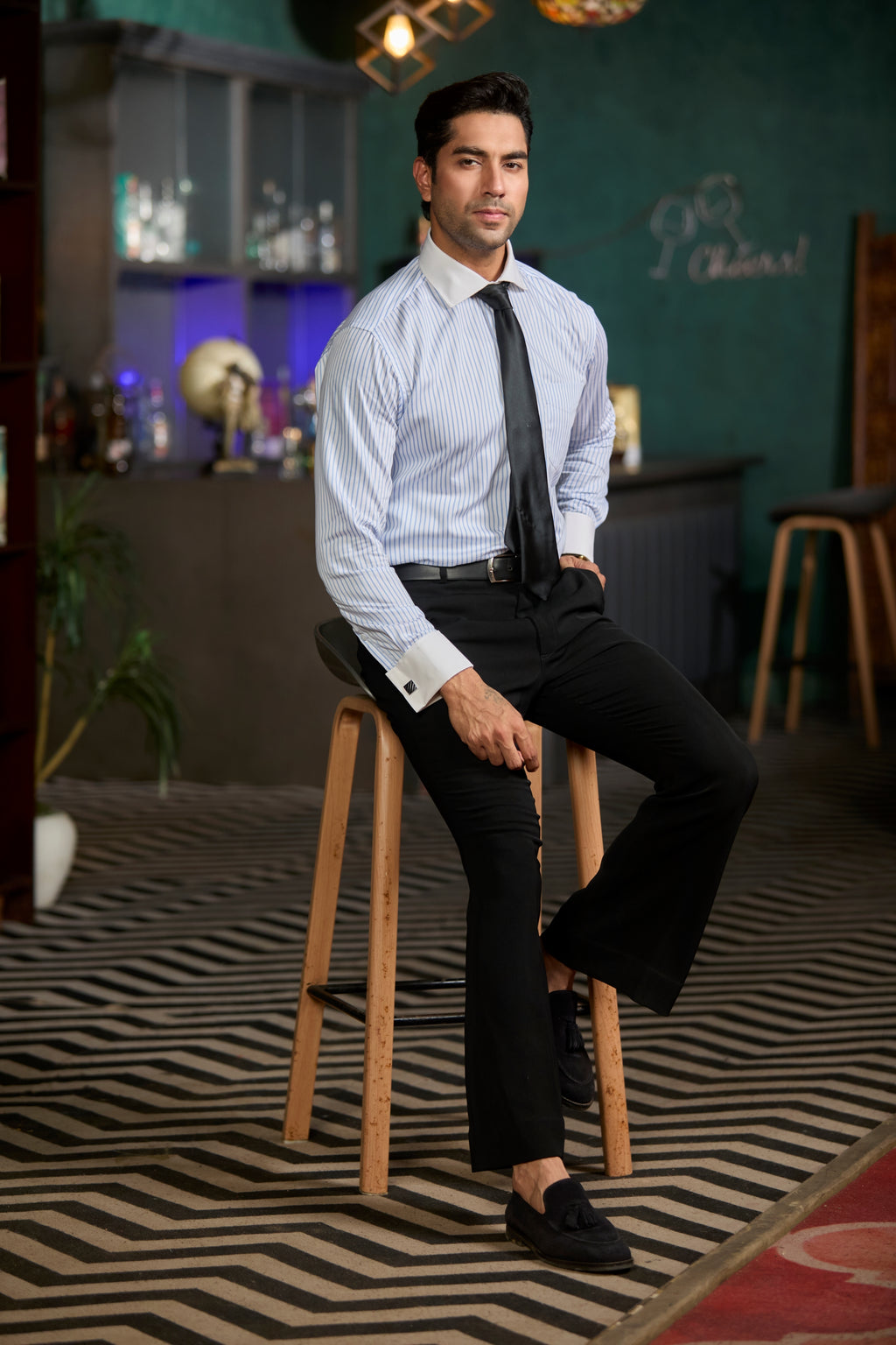The Aster Stripe - Banker Collar