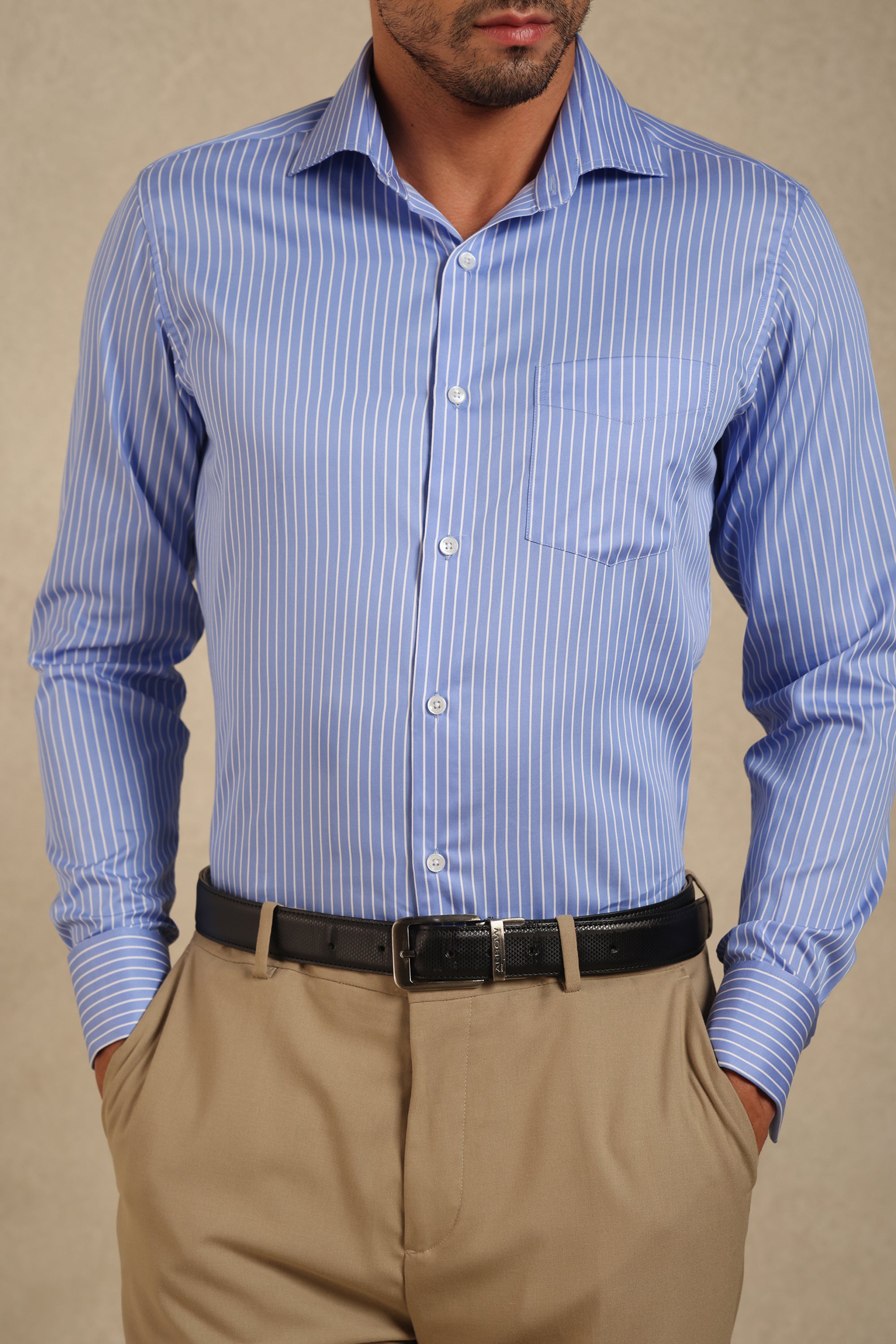 Azure Blue Prestige Stripe